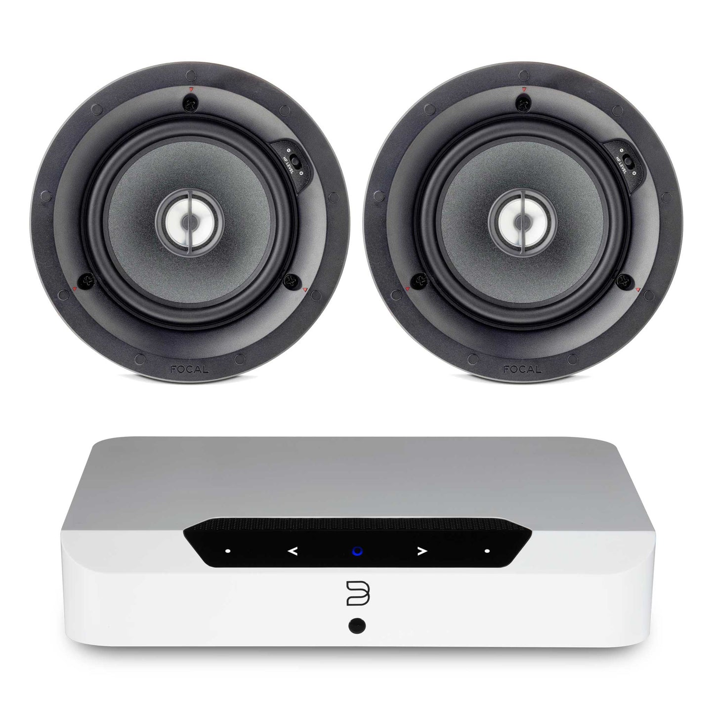 Bluesound Powernode Edge White with Focal 100 ICW5