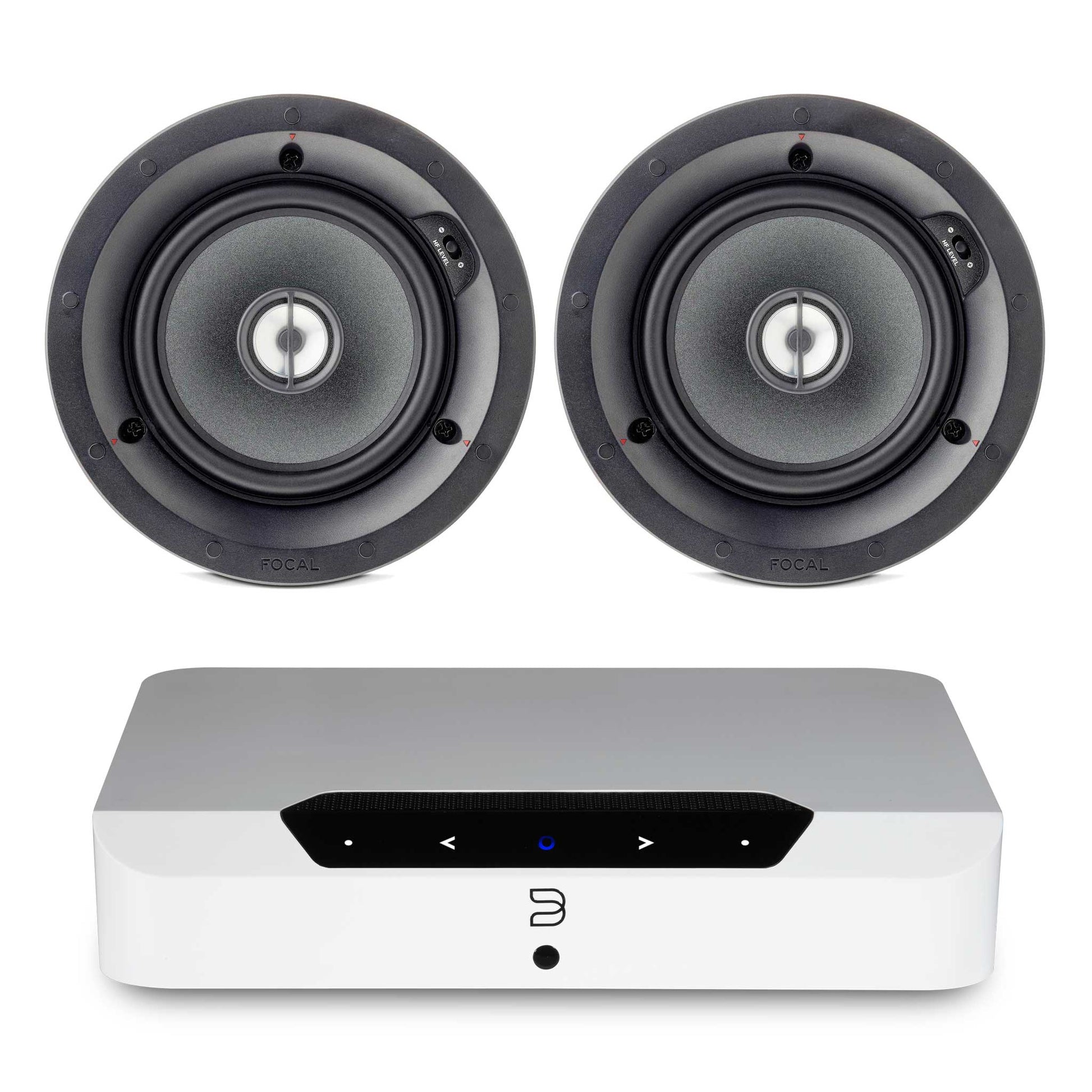 Bluesound Powernode Edge White with Focal 100 ICW5
