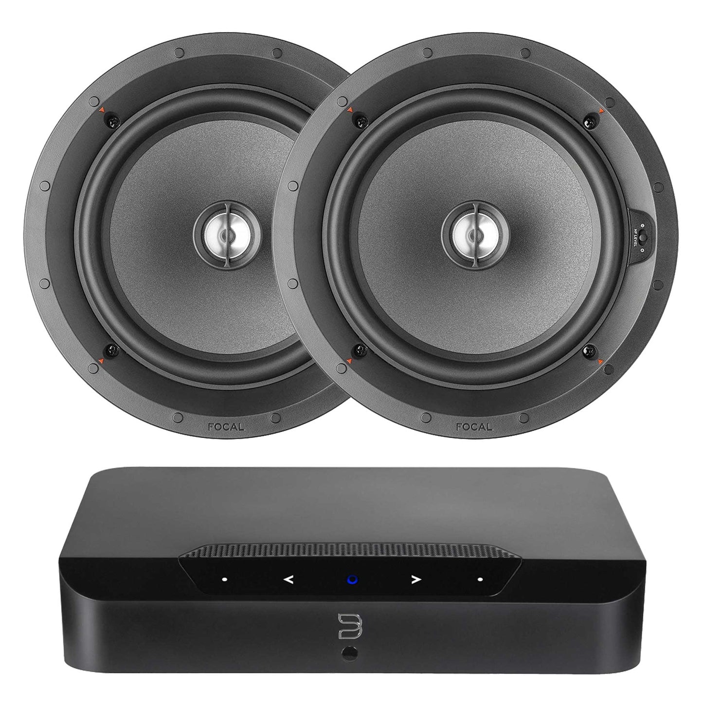 Bluesound Powernode Edge Black with Focal 100 ICW5