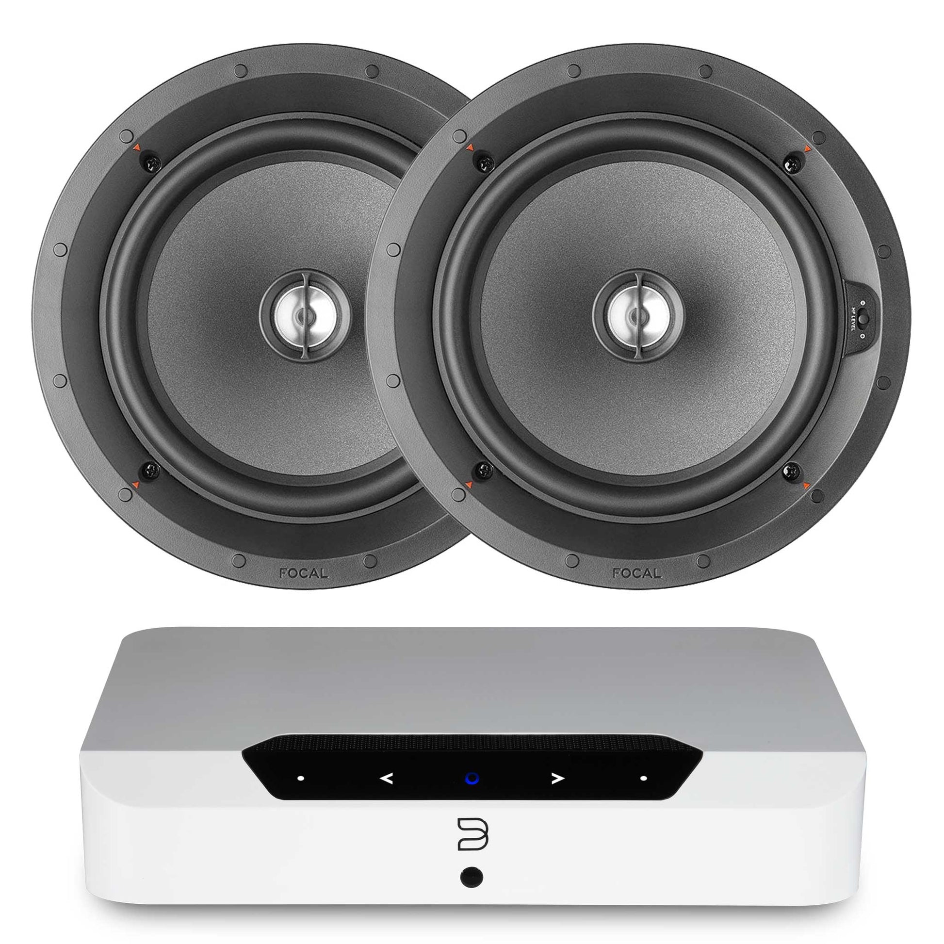 Bluesound Powernode Edge White with Focal 100 ICW8
