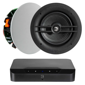 Bluesound Powernode Edge Black with JBL Stage 280C 