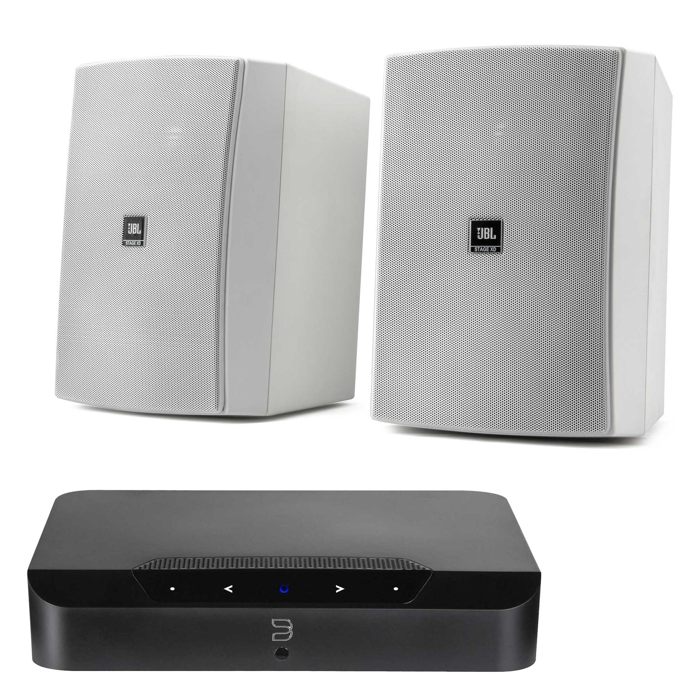 Bluesound Powernode Edge Outdoor Set with JBL XD5