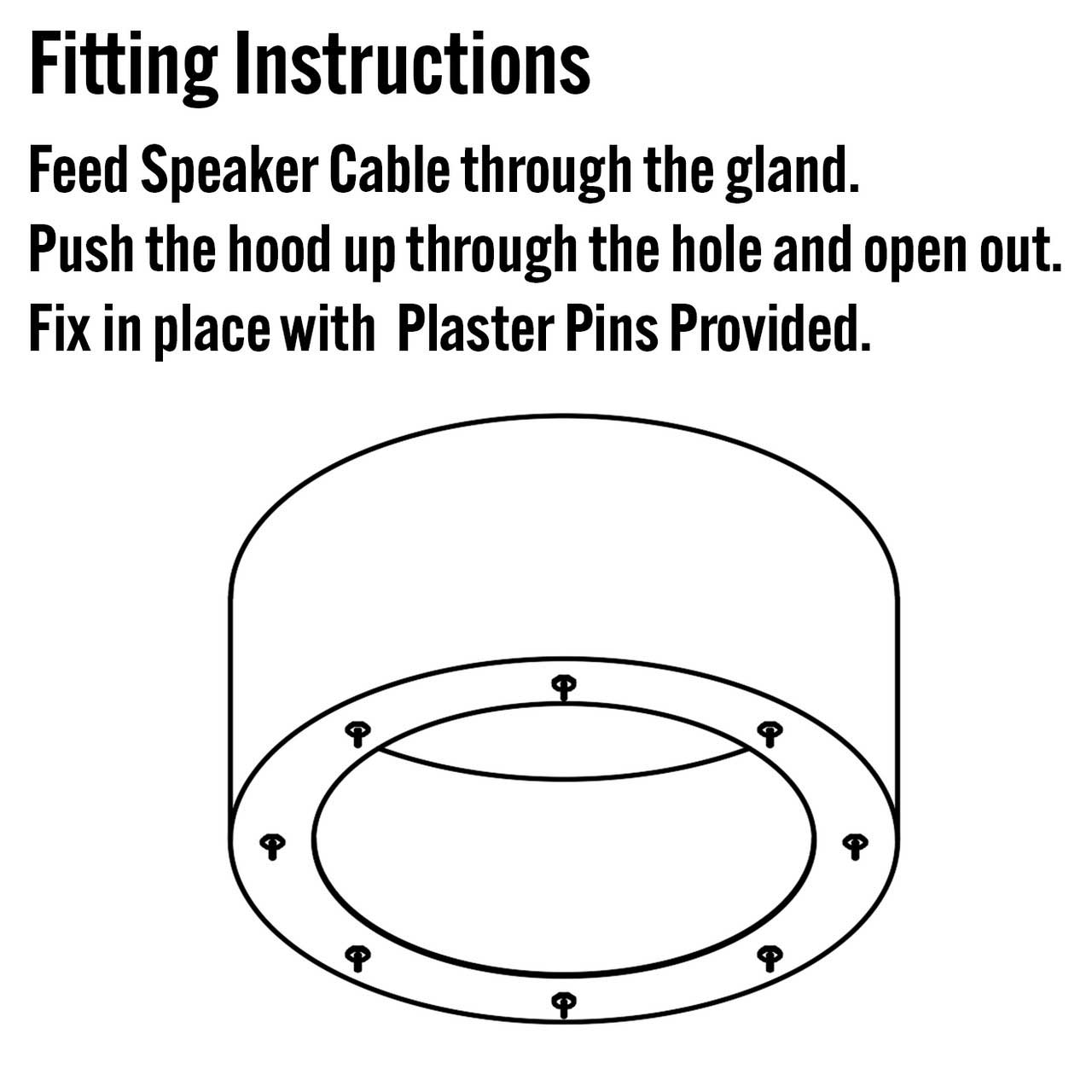 Firetopper Pro II Fire and Acoustic Speaker Hood Simple Installation
