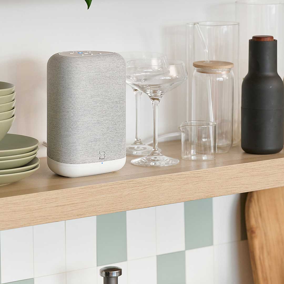 Bluesound Pulse Flex P130 White On Shelf