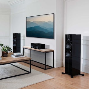 Monitor Audio Gold 500 6G High Gloss Black Room Setting