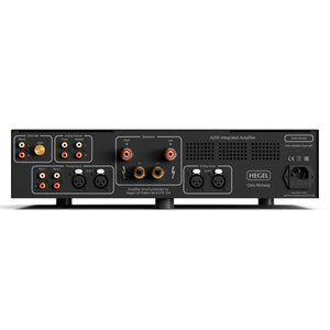 Hegel A200 Integrated Amplifier Black Rear Panel