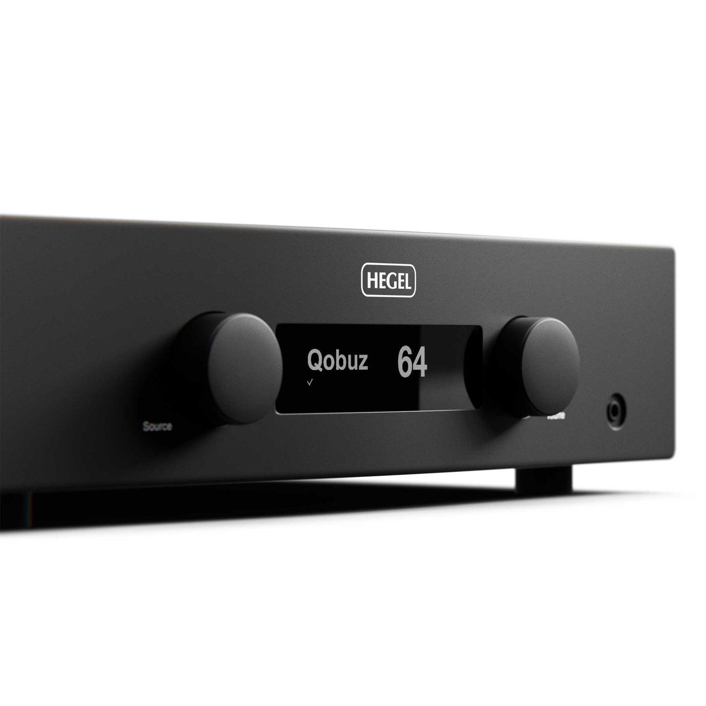 Hegel H200 Black Front Detail