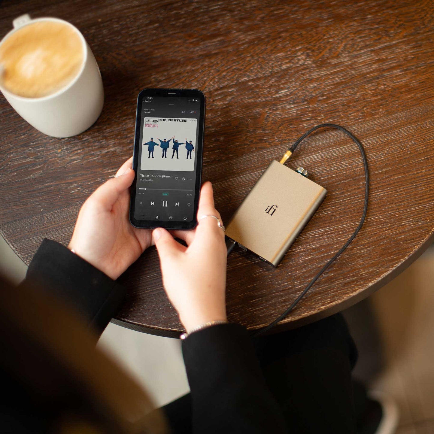 iFi Audio Hip DAC 3 In Use