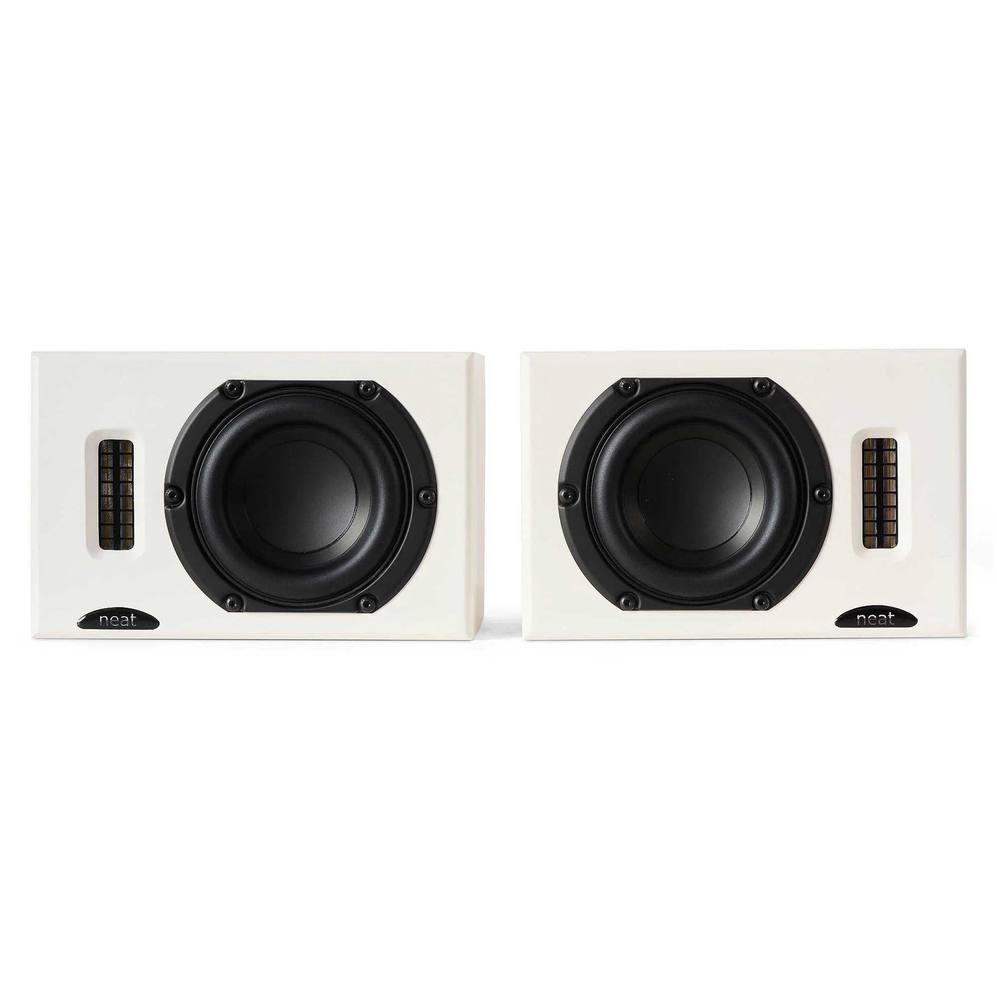 Neat Acoustics Iota II Satin White Front View