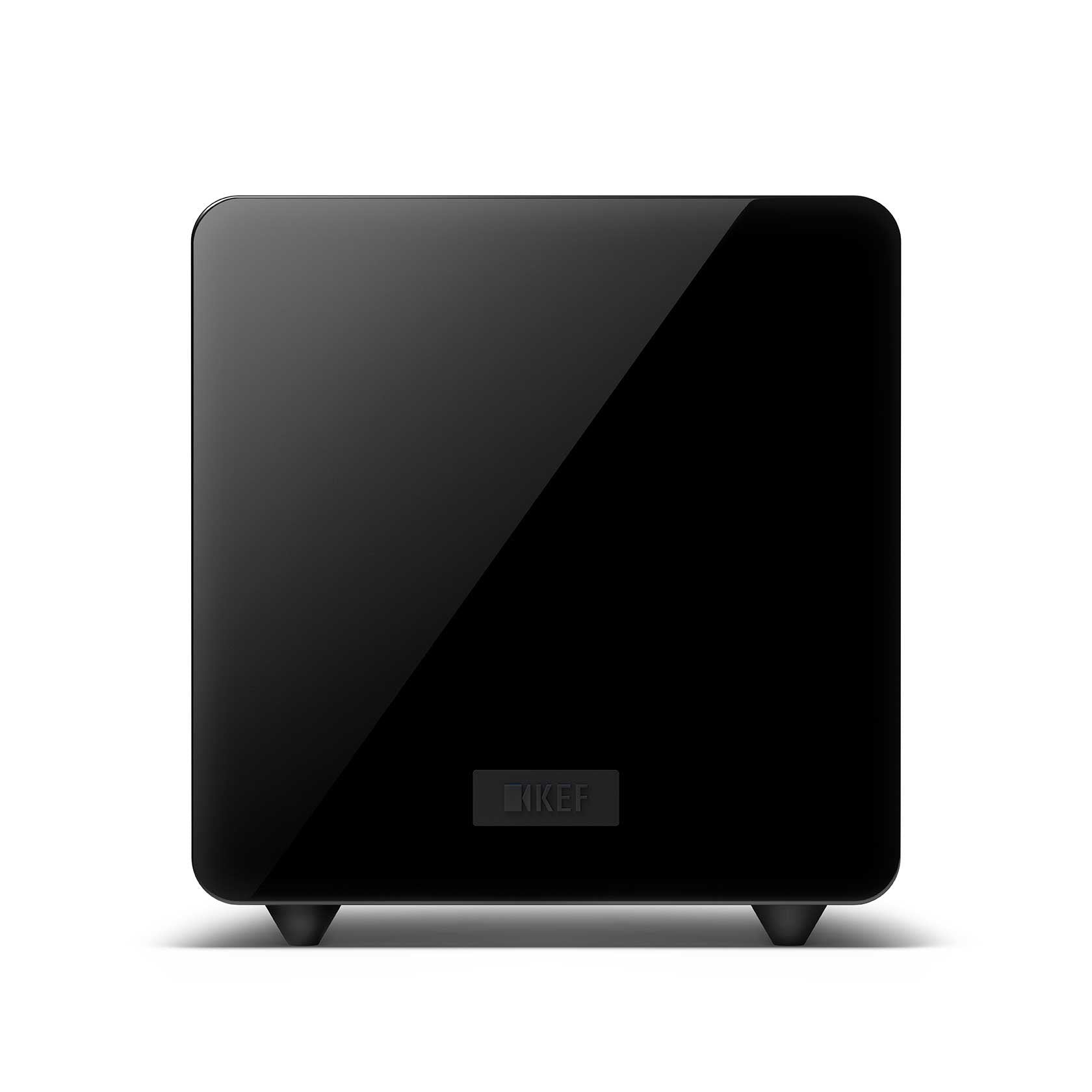 KEF KC92 Black Gloss Front View