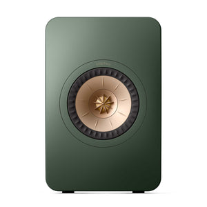 KEF LS50 Meta Moss Green Front View