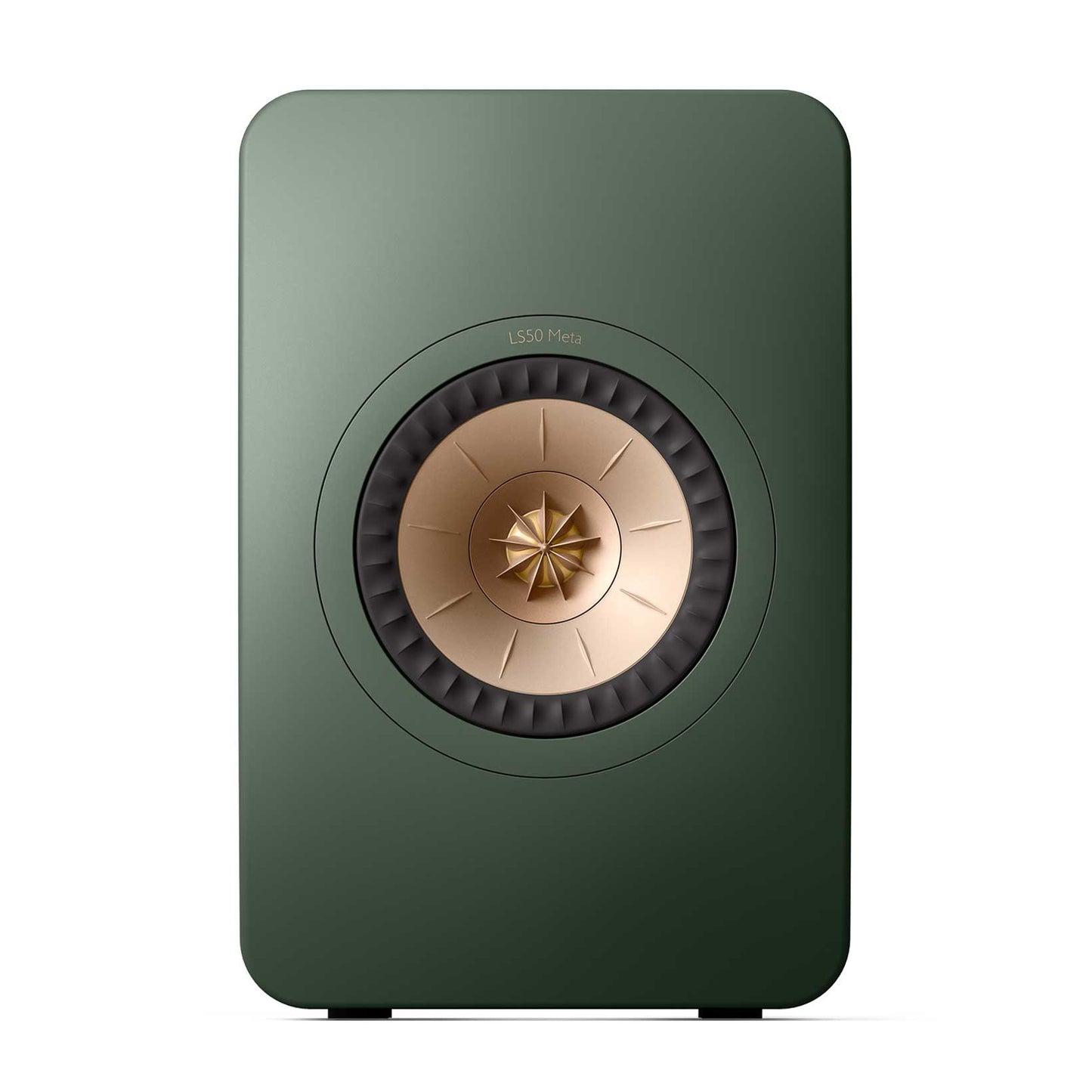 KEF LS50 Meta Moss Green Front View