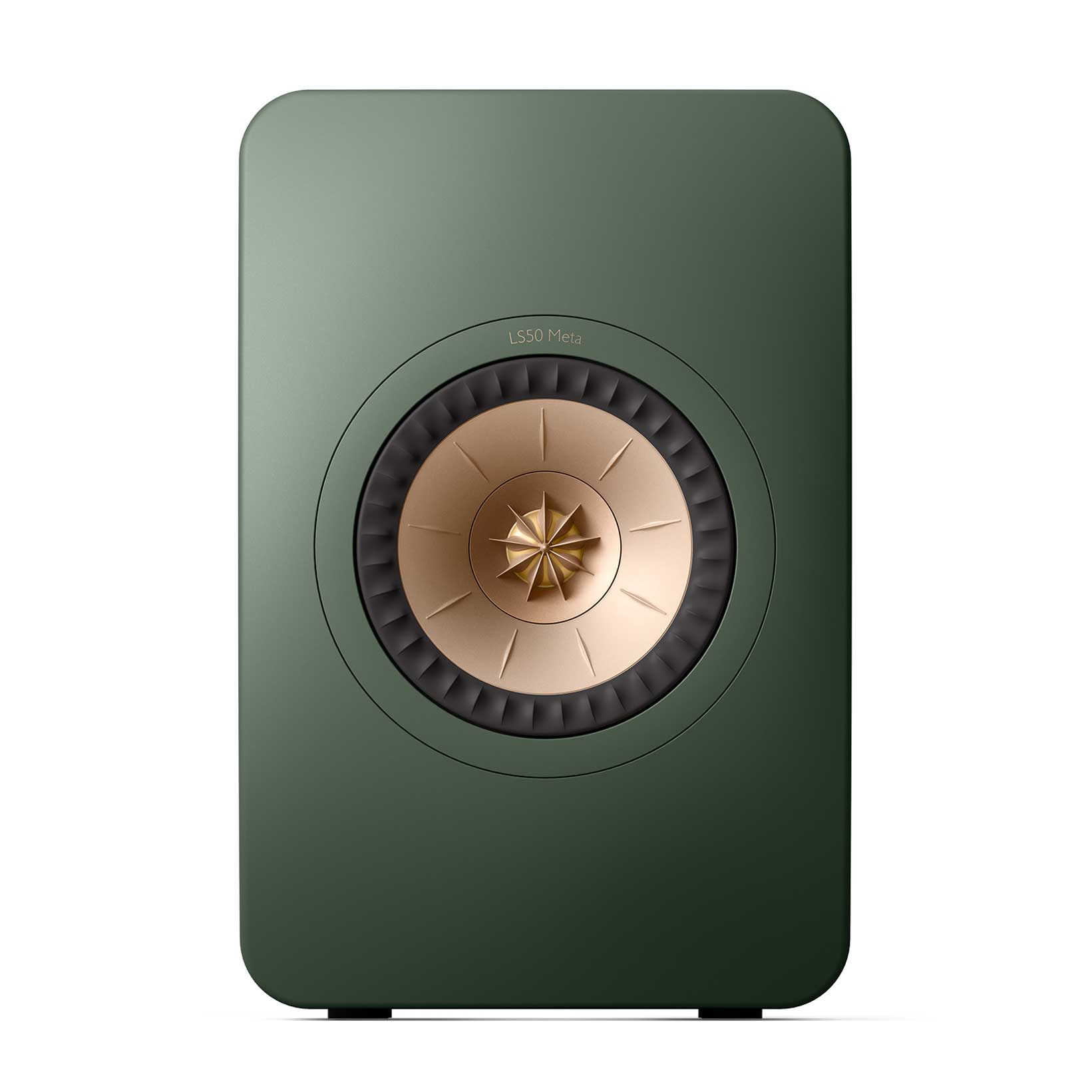 KEF LS50 Meta Moss Green Front View