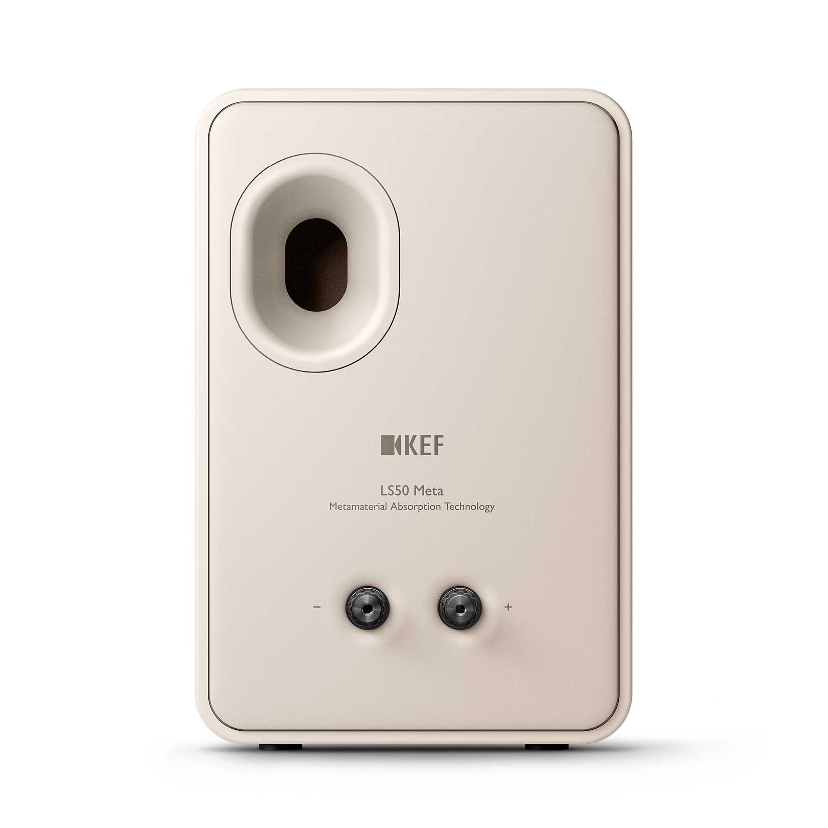 KEF LS50 Meta Sand Shell Rear View