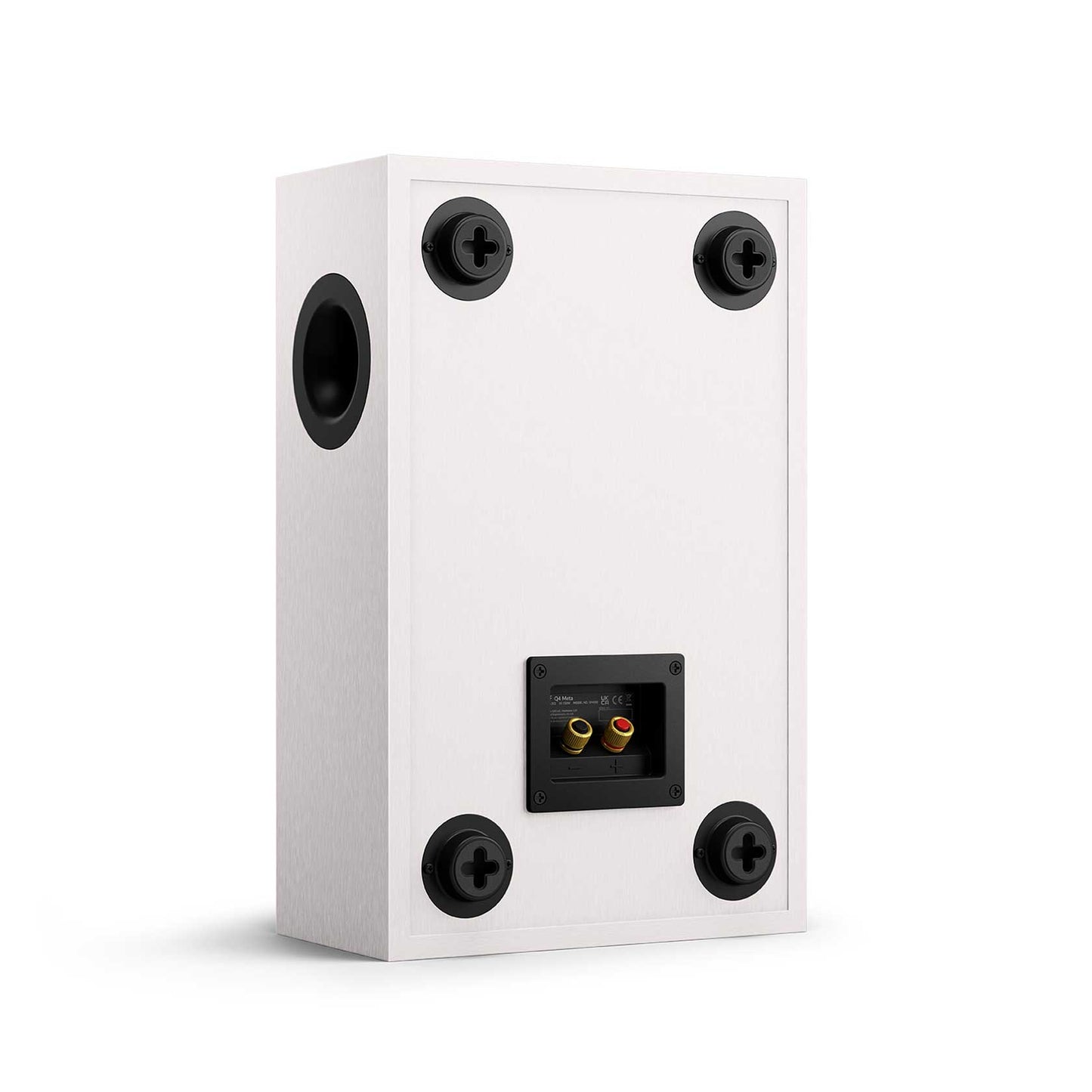 KEF Q4 Meta On-Wall Speaker Satin White Rear View