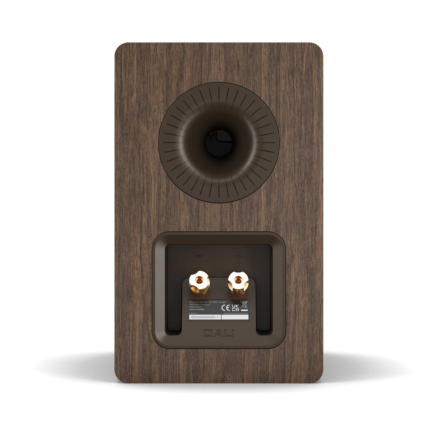 Dali KUPID Dark Walnut Rear View