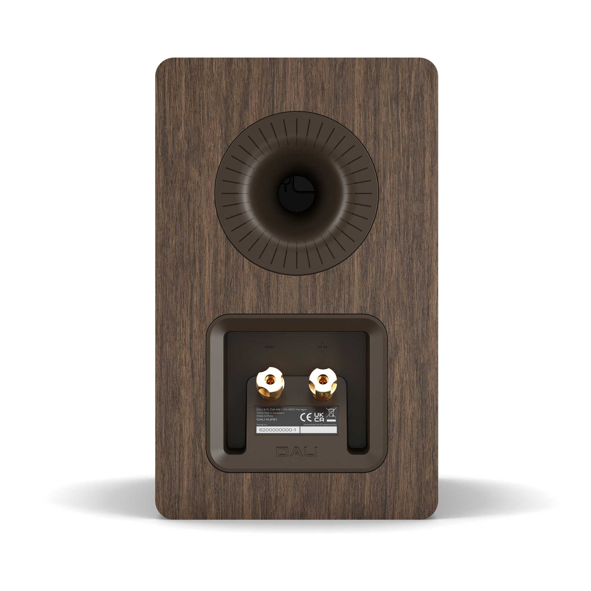 Dali KUPID Dark Walnut Rear View