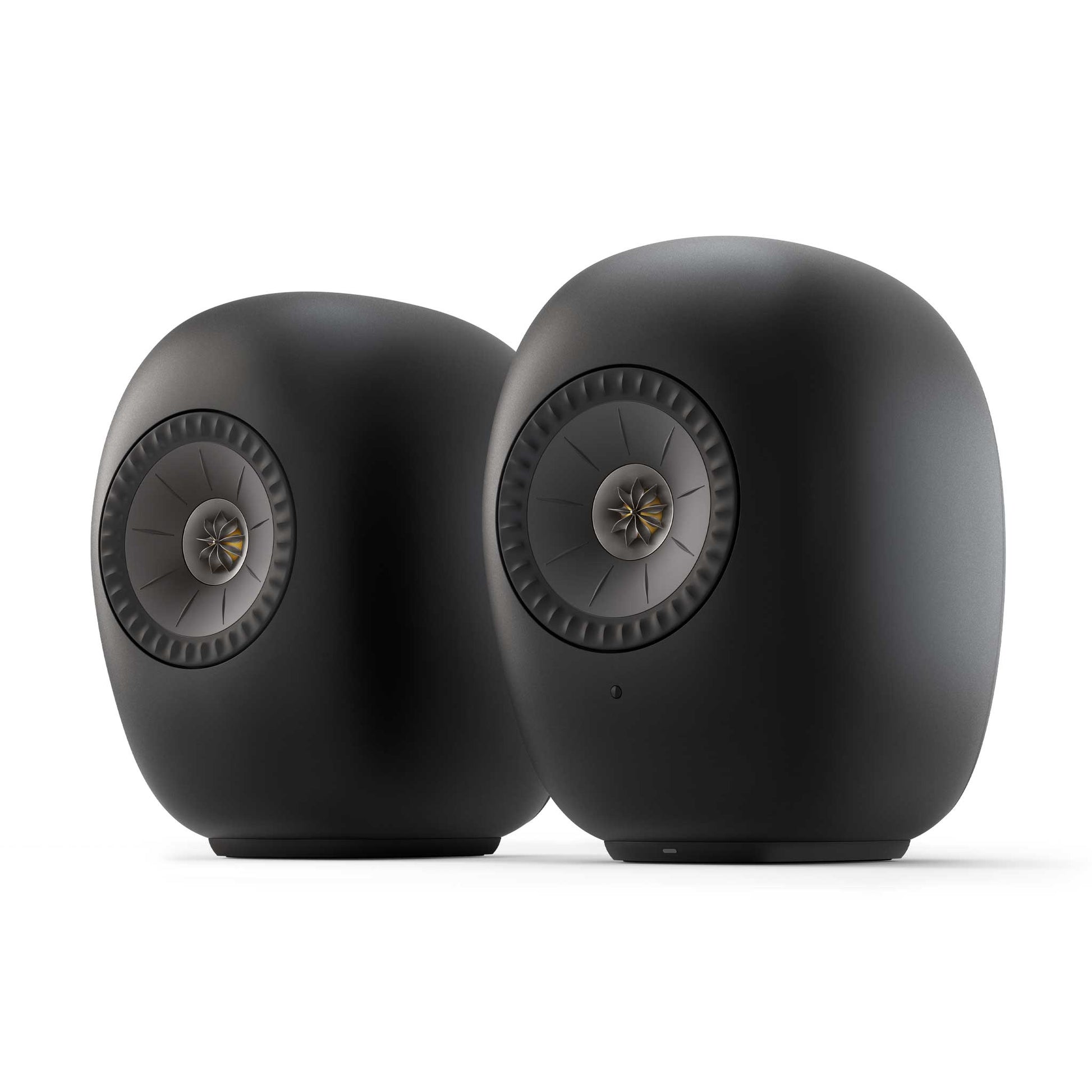 KEF LS LUXE Wireless HiFi Speakers Eclipse Black