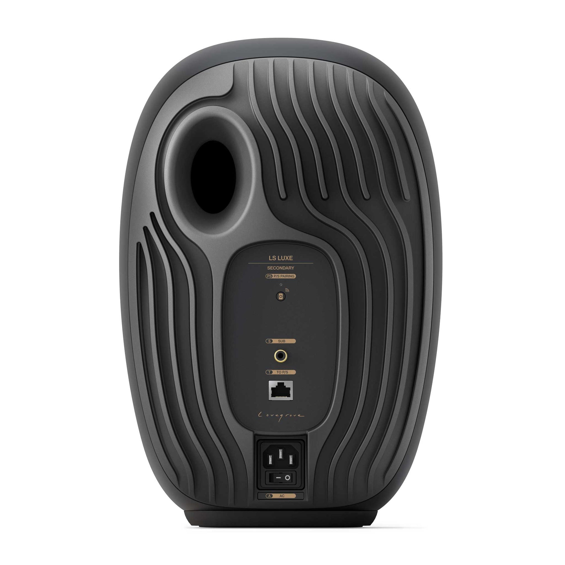 KEF LS LUXE Eclipse Black Rear View