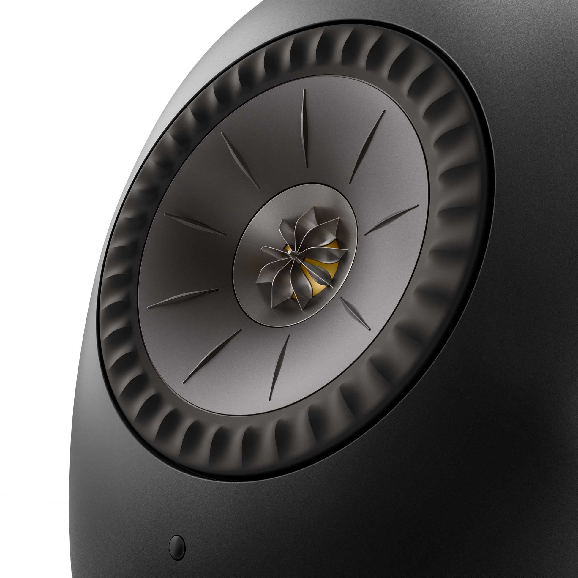 KEF LS LUXE Eclipse Black Driver Detail