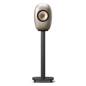 KEF LS LUXE Dusk Titanium On Stand