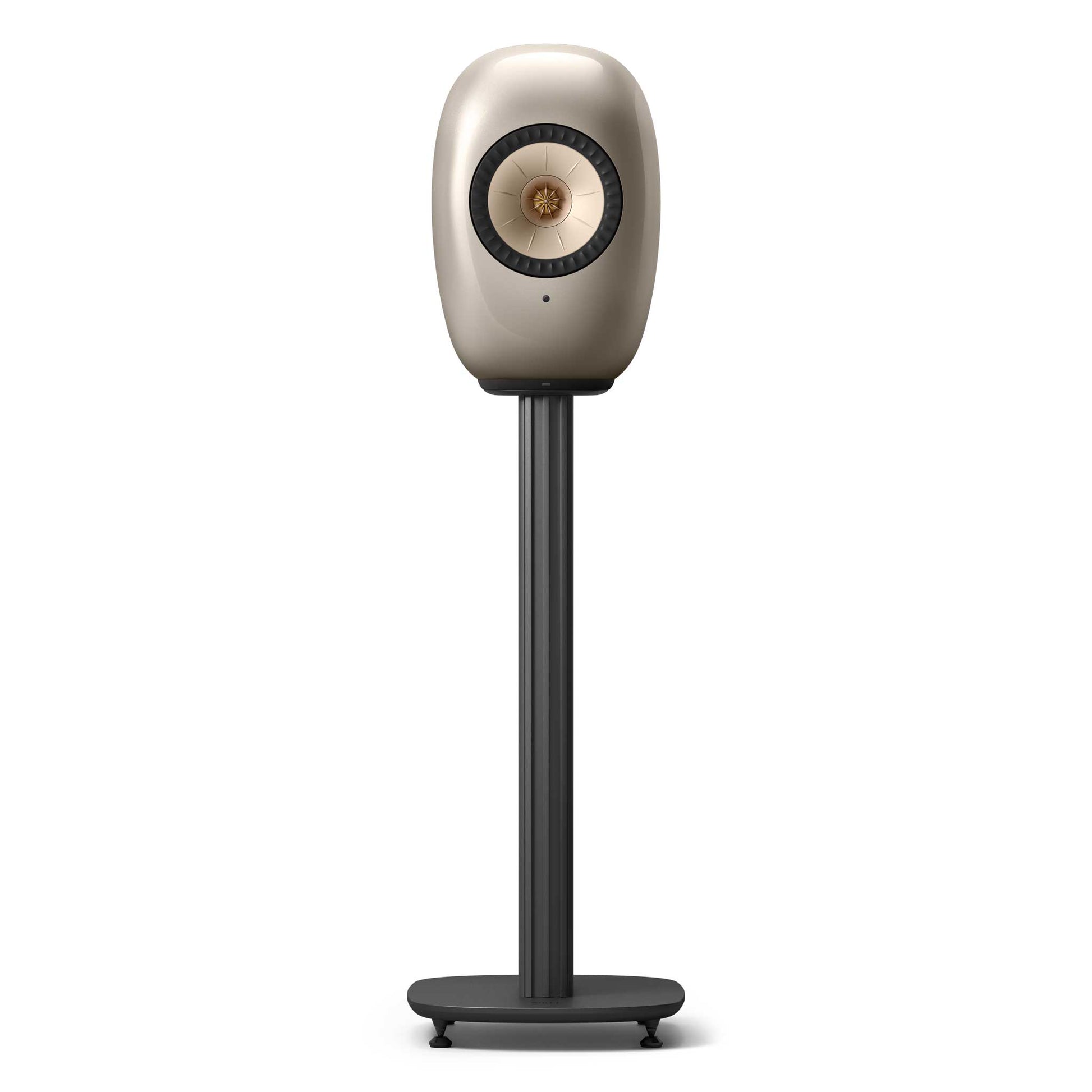KEF LS LUXE Dusk Titanium On Stand