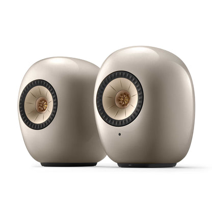 KEF LS LUXE Wireless HiFi Speakers Dusk Titanium