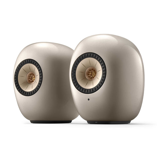 KEF LS LUXE Wireless HiFi Speakers Dusk Titanium