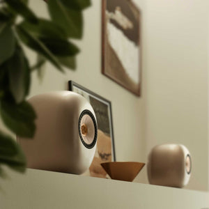 KEF LS LUXE Dusk Titanium Room Setting