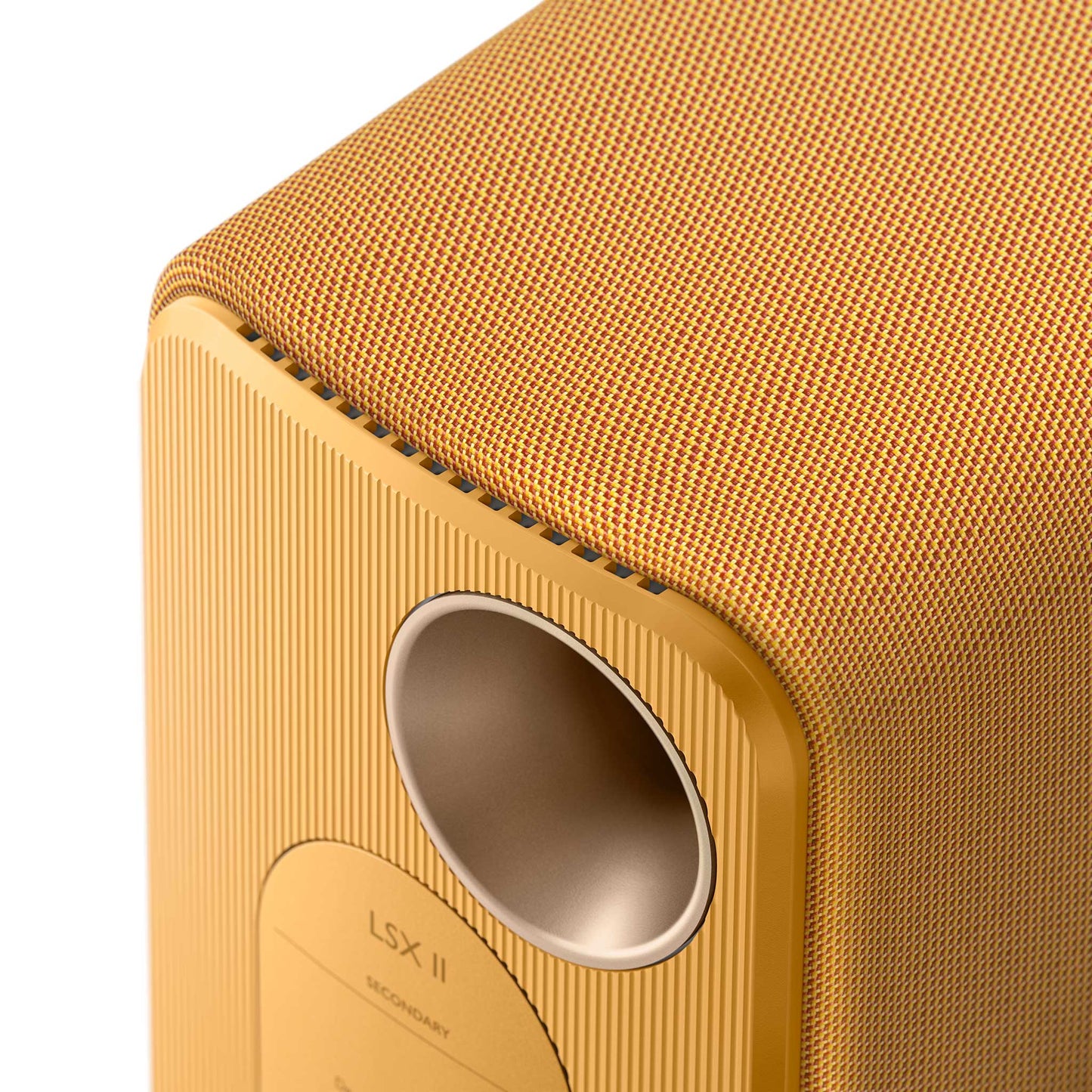KEF LSX II Amber Haze Detail