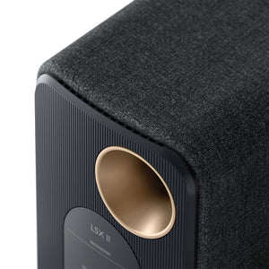 KEF LSX II Carbon Black Detail
