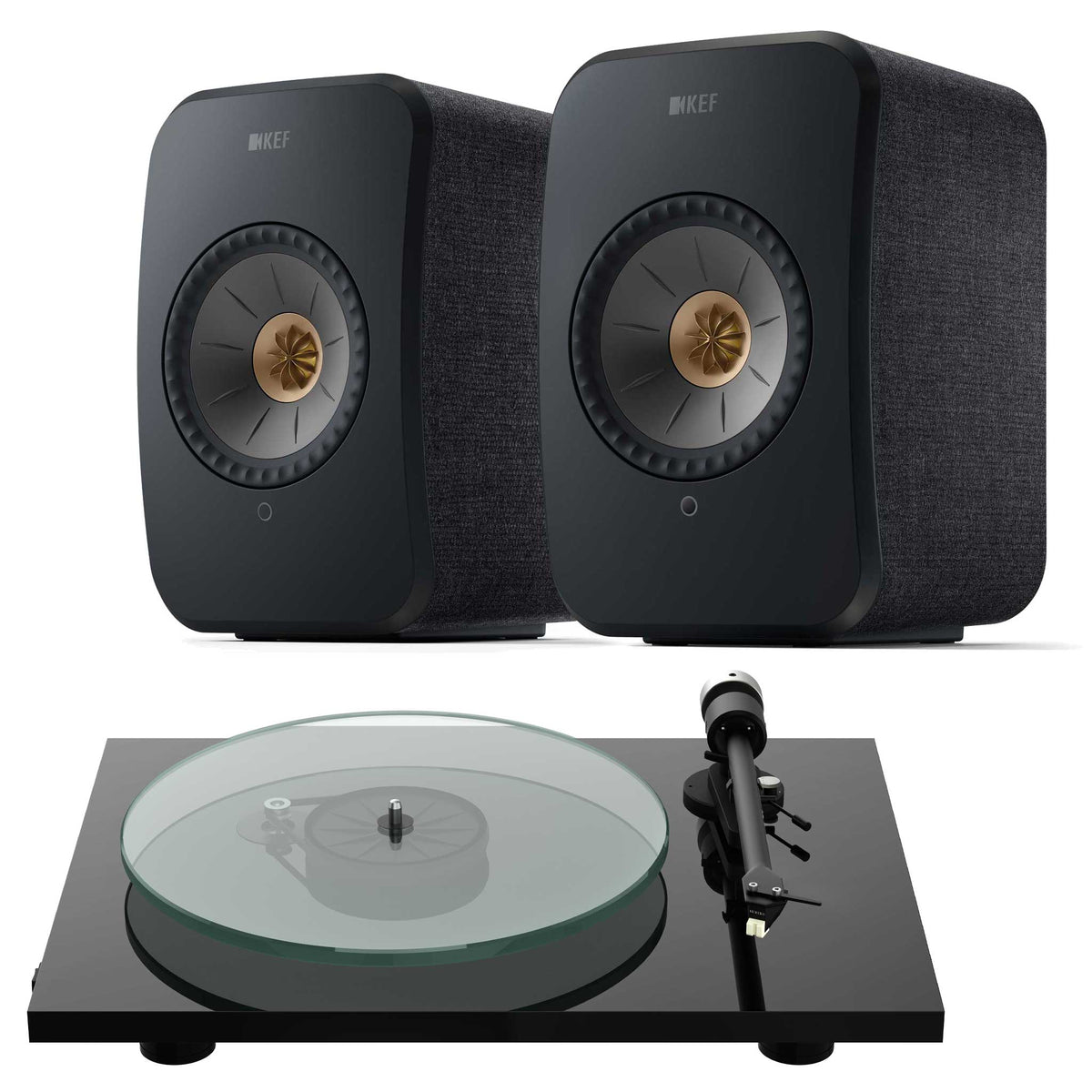 KEF LSX II with Pro-Ject T2 Super Phono Black