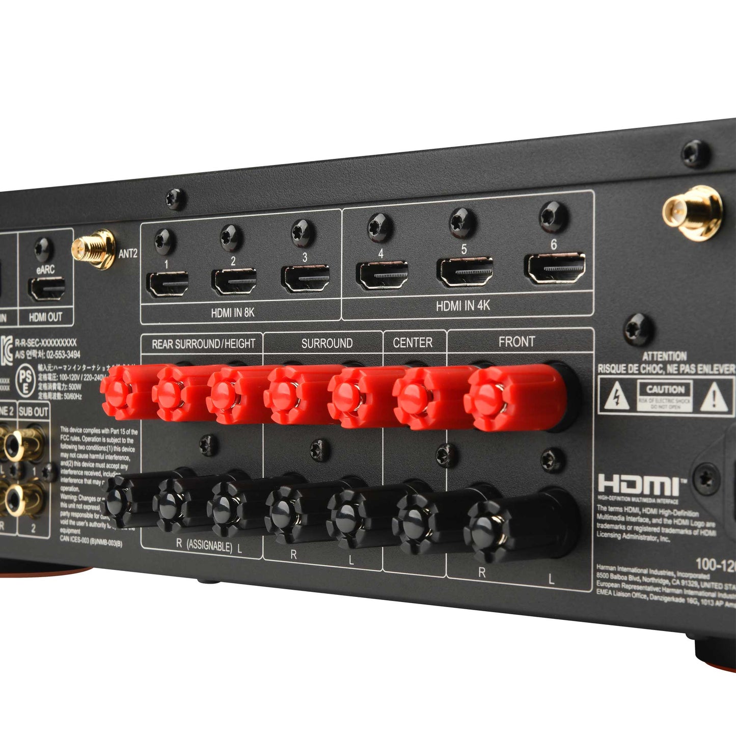 JBL MA710 HDMI Inputs