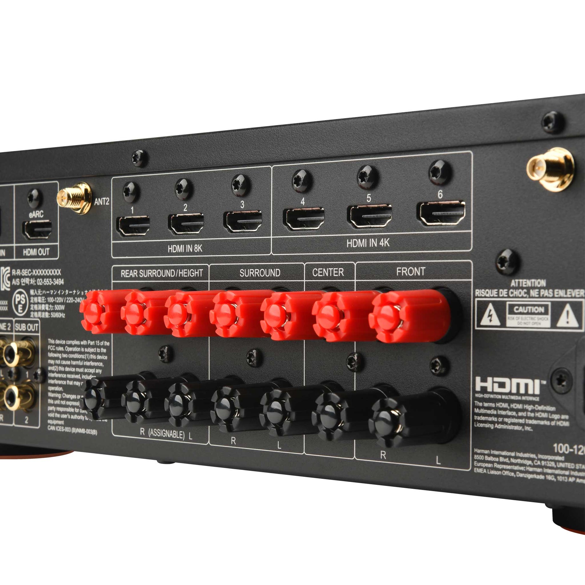 JBL MA710 HDMI Inputs
