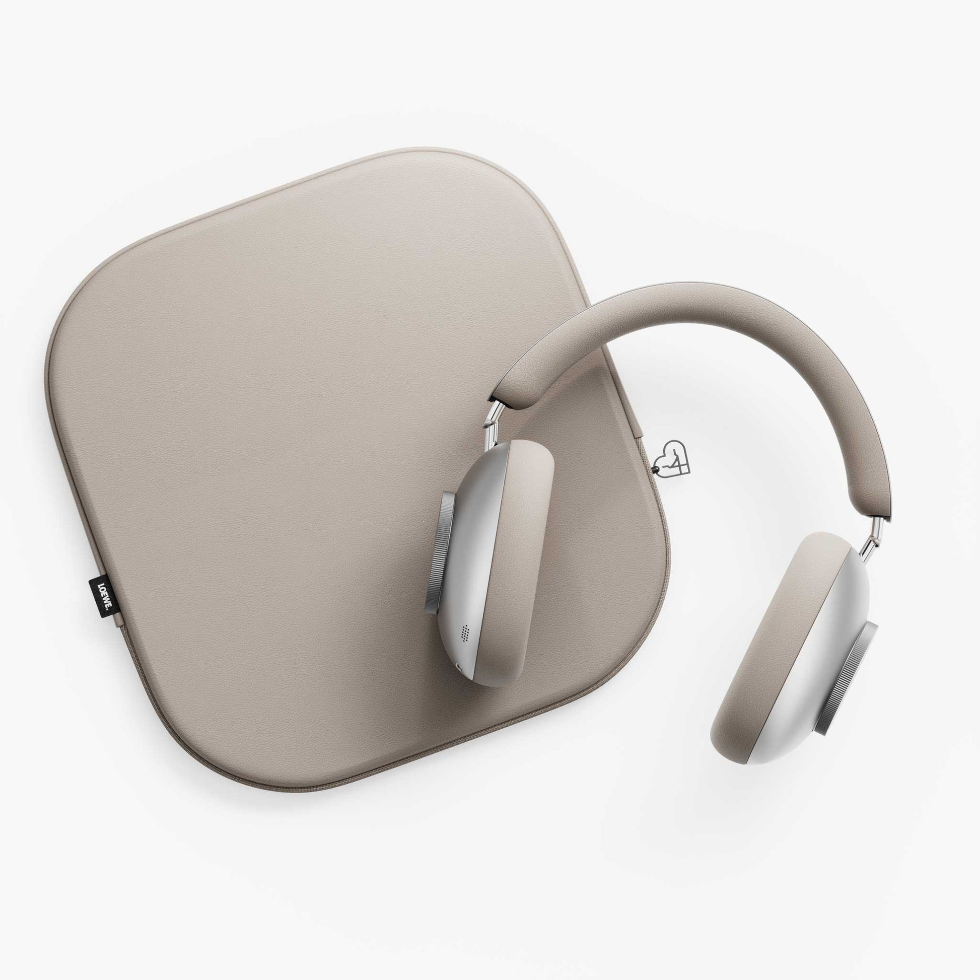 Loewe Leo Headphones Moonlight Beige With Case