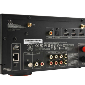 JBL MA7100HP Black Audio Inputs