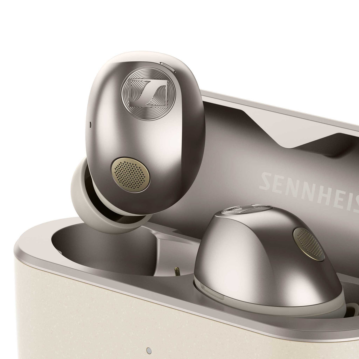 Sennheiser Momentum True Wireless 5 Earbuds Cream Detail