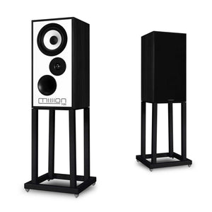 Mission 700 Bookshelf Speakers Black Oak with optional stands