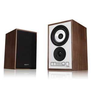 Mission 750 Bookshelf Speakers Walnut