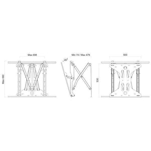 Cinemax Easy Glide Full Motion Mount