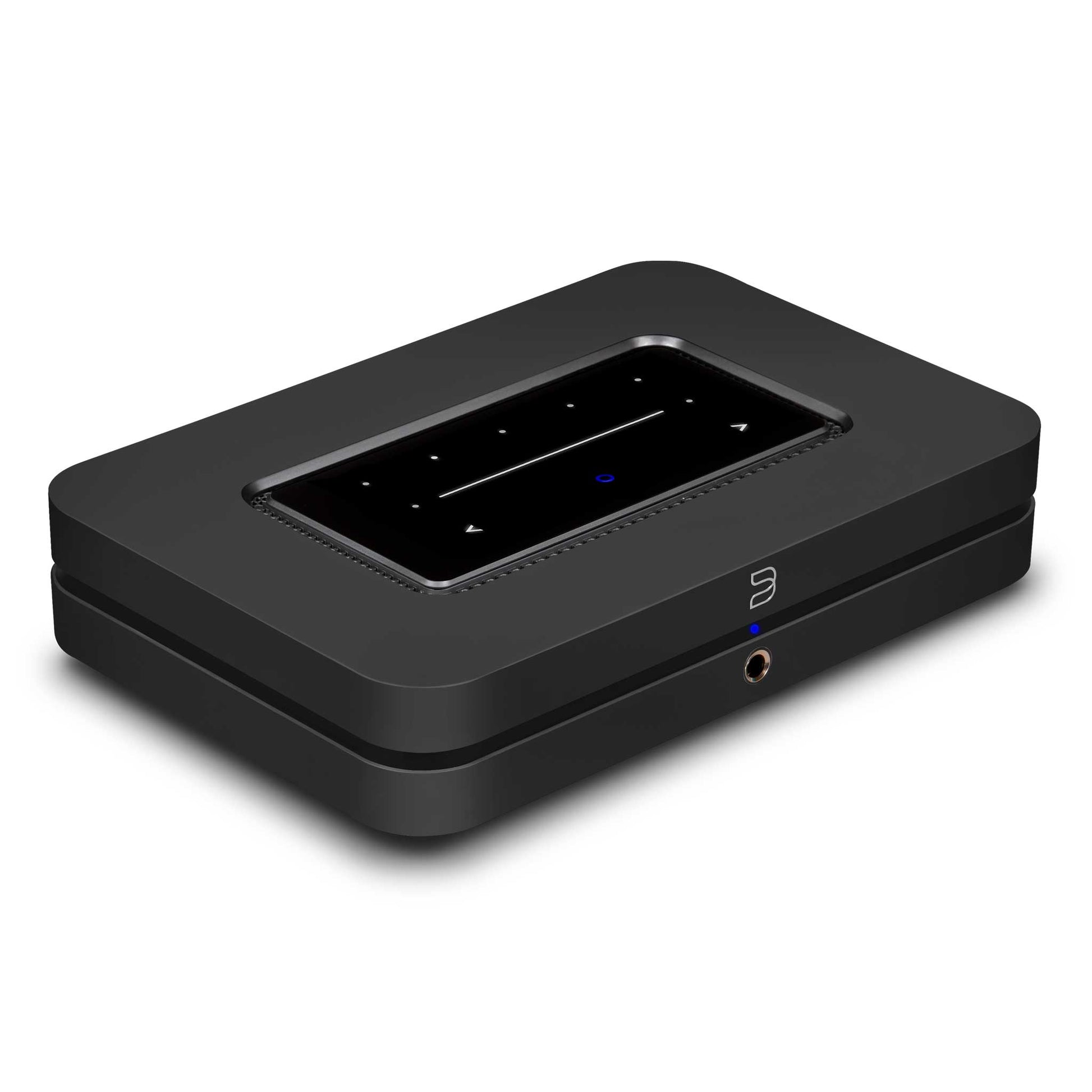 Bluesound Node (2024) Black Angled View