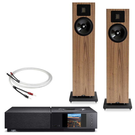 Naim Uniti Nova with Neat Acoustics Elite Classic Walnut