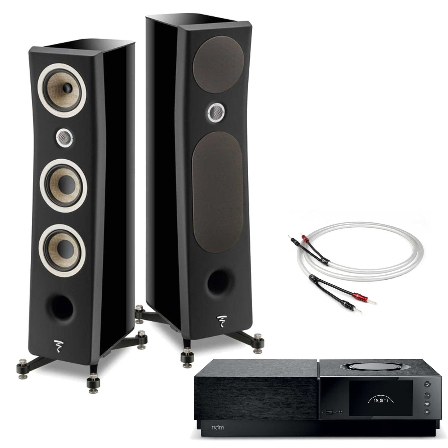 Naim Uniti Nova PE with Focal Kanta No2 Black - Black