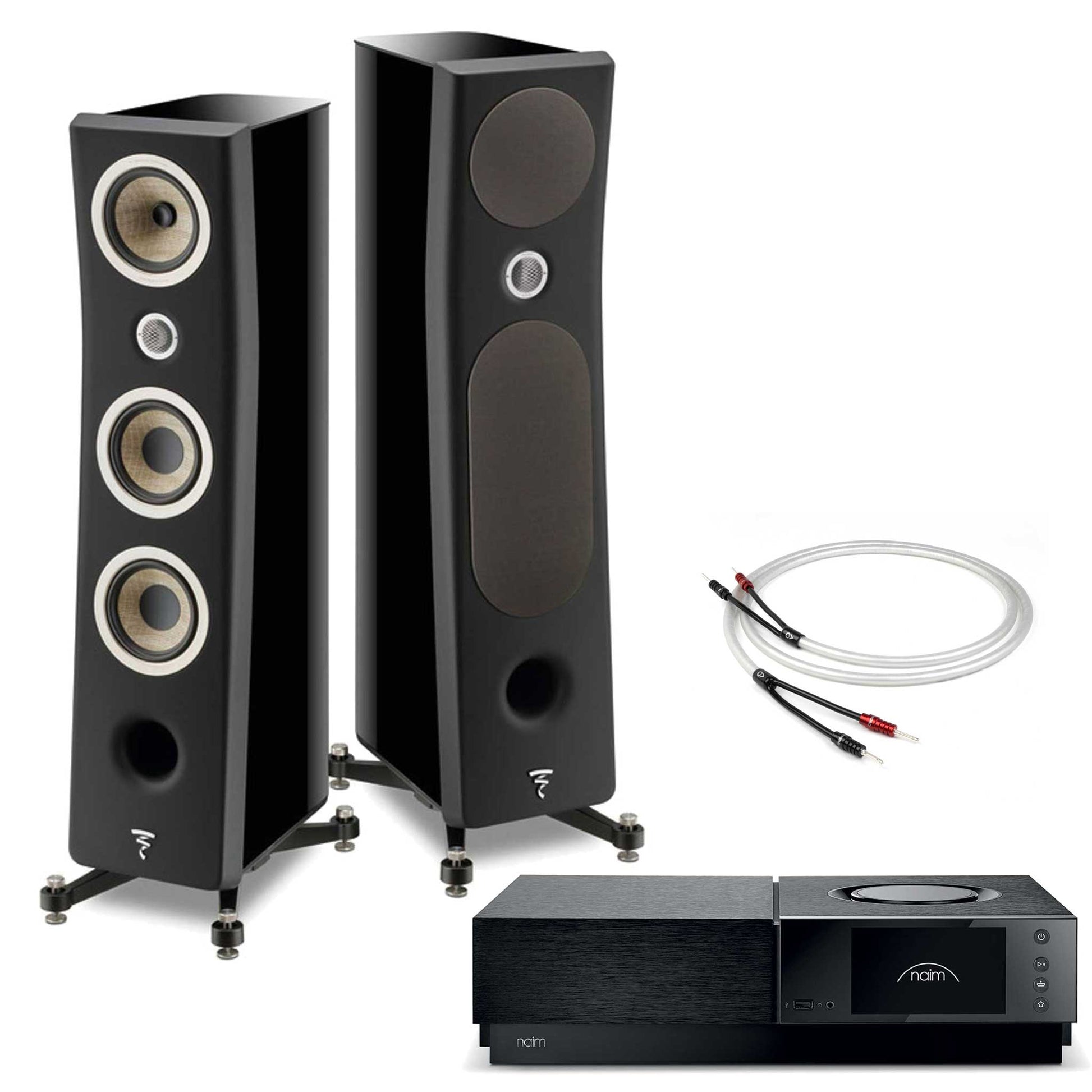 Naim Uniti Nova PE with Focal Kanta No2 Black - Black