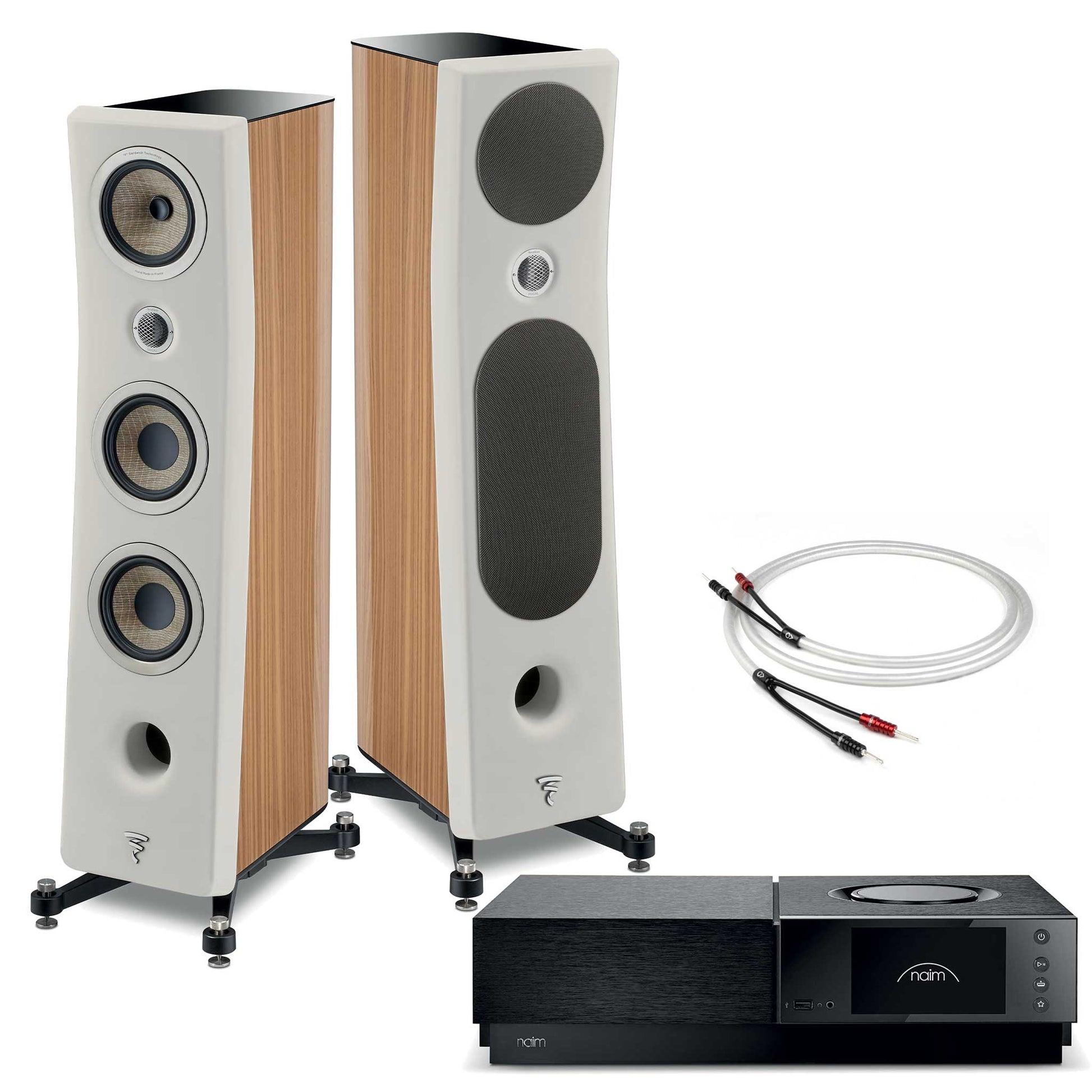 Naim Uniti Nova PE with Focal Kanta No2 Walnut - Ivory