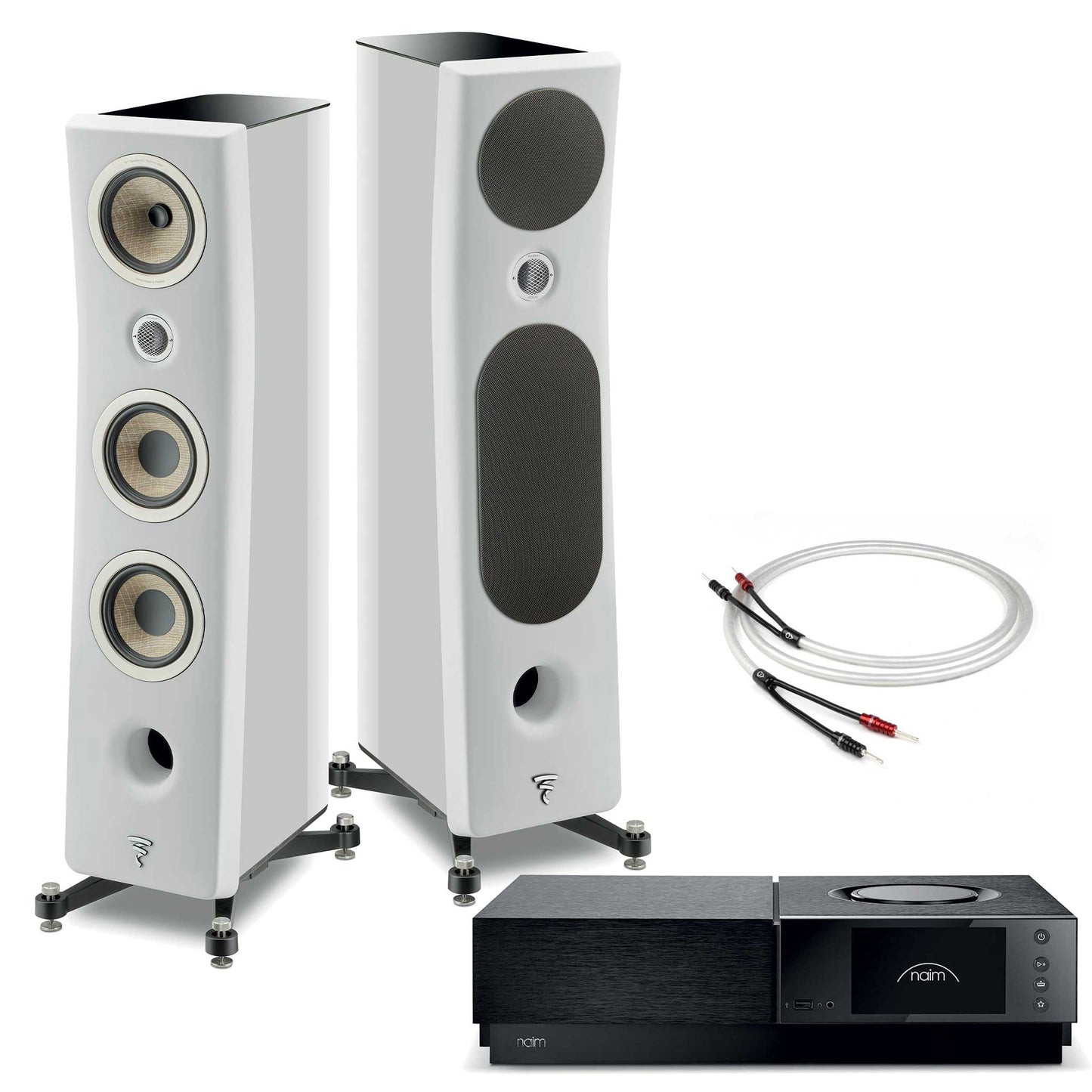 Naim Uniti Nova PE with Focal Kanta No2 White - White