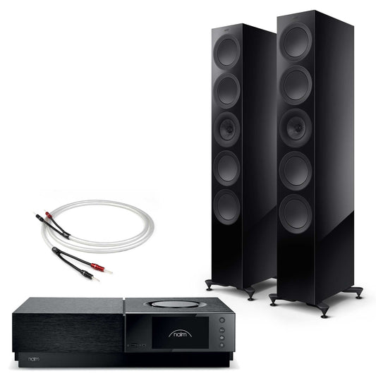Naim Uniti Nove PE with KEF R11 Meta Black Gloss