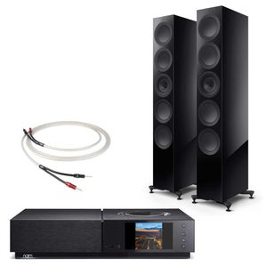 Naim Uniti Nova With KEF R11 Meta Black Gloss