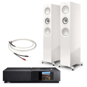 Naim Uniti Nova With KEF R7 Meta White Gloss