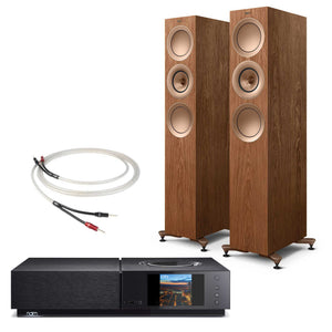 Naim Uniti Nova With KEF R7 Meta Walnut